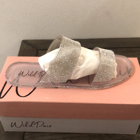 NIB [Wild Pair] Juba Jewel Embellished Slide Jelly Sandals Womens Multiple Sizes - Picture 9 of 9